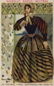 Parijse mode, 1848 door French School