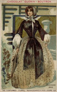 Parijse mode, 1848 door French School