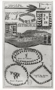 Vredespijpdans van de Iroquois, uit 