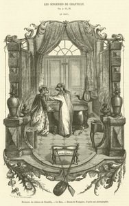 Schilderijen van het kasteel van Chantilly, Het Bad door French School