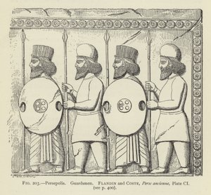 Persepolis, wachters