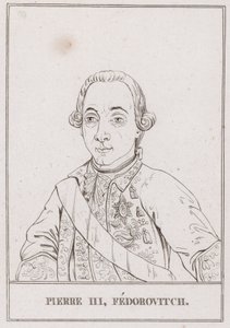 Peter III, tsaar van Rusland (gravure)