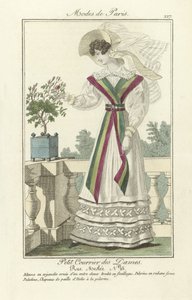 Petit Courrier des Dames, Rue Meslee No. 25, uit Modes de Paris, uitgegeven 1824 door French School