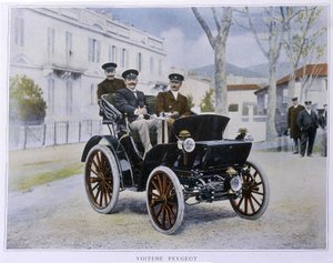 Peugeot auto (1e prijs van de Concours d