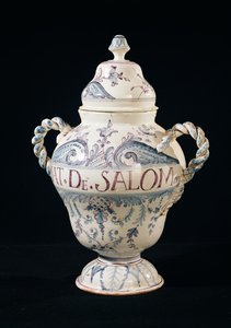 Farmaceutische pot (faience)