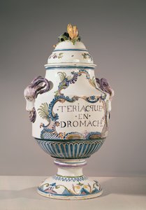 Farmaceutische pot (faience) door French School