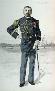 Pierre Loti (1850-1923), omslagillustratie van La Revue Illustrée, 1 oktober 1889 door French School
