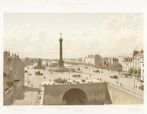 Place de la Bastille, 1841