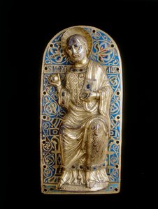 Plaquette met Sint Marziale door Limosina manufactuur