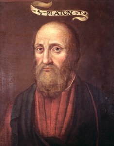 Plato (429-347 v.Chr.), c.1475 door French School
