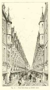Pont Notre-Dame in de 18e eeuw