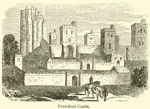 Kasteel van Pontefract door French School