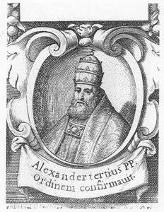 Paus Alexander III (gravure)