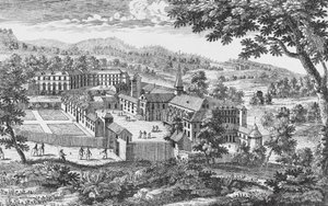 Port-Royal-des-Champs Abdij, gravure, Frankrijk door French School