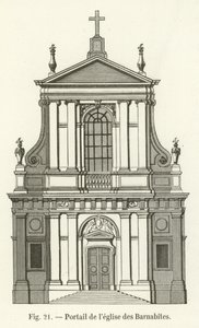 Portaal van de kerk van de Barnabieten
