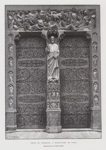 Portaal van het Laatste Oordeel, Notre Dame de Paris door French School