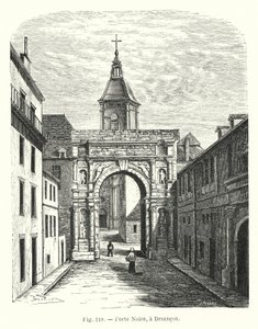 Zwarte poort, in Besançon door French School