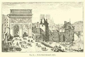 Porte Saint-Bernard, 1680 door French School