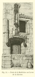 Poort van de Madeleine aan de rue de la Licorne