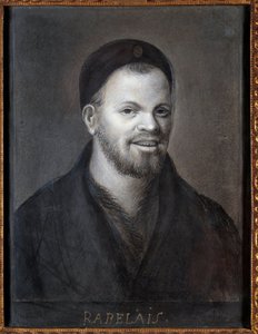 Portret van François Rabelais (1494-1553), Franse schrijver en arts door French School