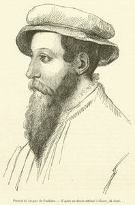 Portret van Jacques du Fouilloux door French School