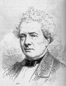 Portret van Joseph Samson (1793-1871), Franse komiek, lid van de Comédie Française. Gravure in 
