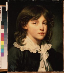Portret van een jongen door French School