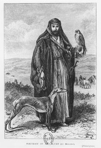 Portret van A. Blunt (gravure)