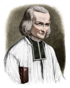 Portret van Abbe Jean Marie Vianney, bekend als de Cure d