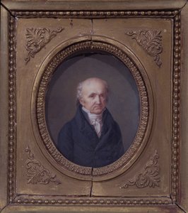 Portret van Abraham-Louis Breguet, begin 19e eeuw door French School