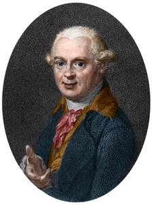 Portret van Abraham Gottlob Werner (1750-1817), Duitse geoloog door French School
