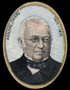 Portret van Adolphe Thiers (1797-1877), president van de Franse Republiek