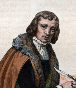 Portret van Alain Chartier (1385-1430) door French School