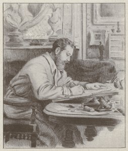 Portret van Albert Guillaume, Franse schilder en karikaturist door French School
