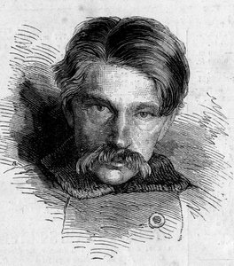 Portret van Alexander Soloviev (Solowieff), die probeerde de Russische tsaar Nicolaas II te vermoorden op 14 april