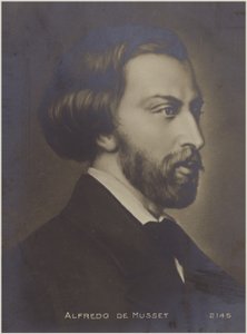 Portret van Alfred de Musset door French School