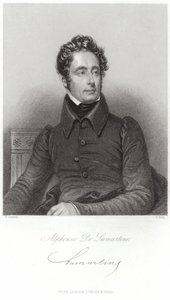 Portret van Alphonse de Lamartine
