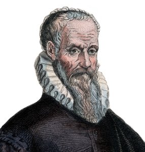 Portret van Ambroise Paré (1509-1590) door French School