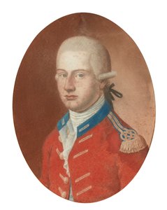 Portret van een officier door French School