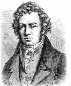 Portret van André Marie Ampère (1775 - 1836), Franse natuurkundige - in 
