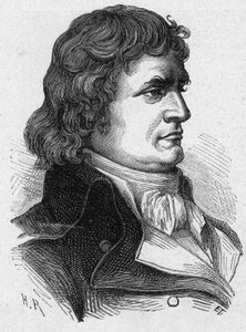 Portret van Andre Jeanbon, bekend als Jean Bon Saint-Andre of Jeanbon Saint Andre (1749-1813), Franse revolutionair en politicus. Gravure uit 1889. Privécollectie door French School
