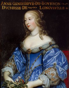 Portret van Anne Genevieve de Bourbon Conde, hertogin van Longueville (1619-1679) door French School