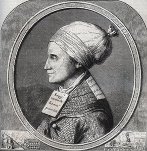 Portret van Antoine-Francois Desrues (1744-1777) Franse vergiftiger door French School