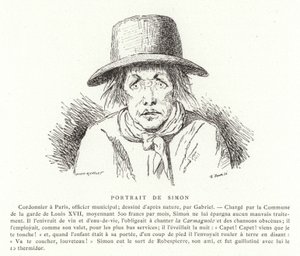 Portret van Antoine Simon