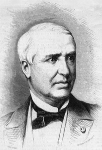 Portret van Auguste Nélaton (1807-1873), Franse chirurg. Gravure in 
