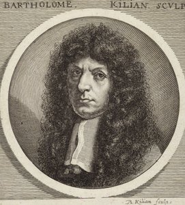 Portret van Bartholome Kilian door French School