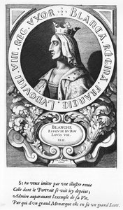 Portret van Blanche de Castille (1185-1252), 1643