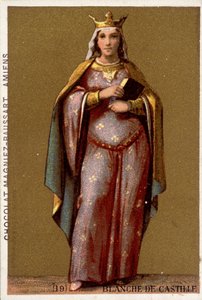 Portret van Blanche de Castille, Koningin van Frankrijk (1188-1252)