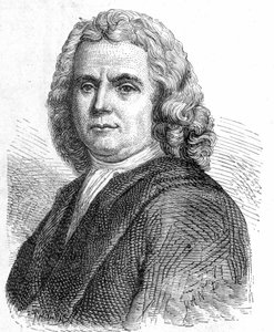 Portret van Boerhaave Hermann (1668 - 1738), Nederlandse arts en chemicus (voorstander van iatromechanisme) - in 