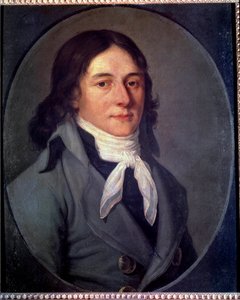 Portret van Camille Desmoulins (1760-1794), politicus tijdens de Franse Revolutie door French School